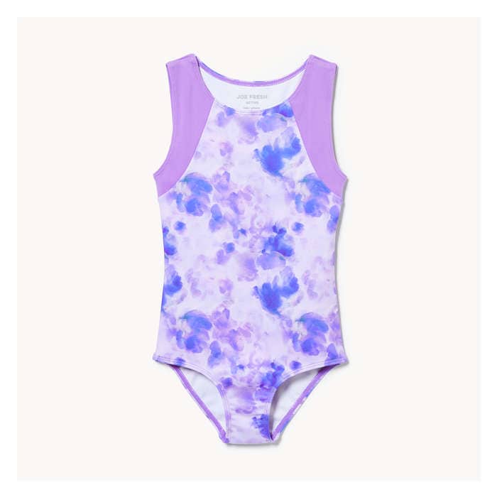 Kid Girls' Active Gymnastics Bodysuit